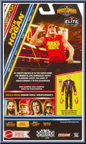 Hulk Hogan (Yellow Boa) from WWE Elite Collection - Wrestlemania 41 manufactured by Mattel [Back]