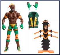 Kofi Kingston / Michelangelo from WWE Elite Collection - Teenage Mutant Ninja Turtles manufactured by Mattel [Loose]