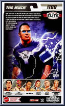 Rock from WWE Elite Collection - Series 100 manufactured by Mattel [Back]