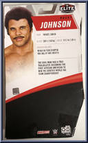 Rocky Johnson from WWE Elite Collection - Series  80 manufactured by Mattel [Back]