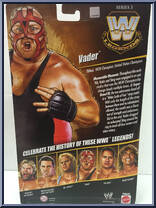Vader from WWE Elite Collection - Legends - Series  3 manufactured by Mattel [Back]