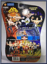 Rey Mysterio from WWE Flex 'Ems - Series 12 manufactured by Jakks Pacific [Back]