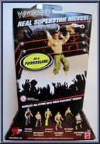 John Cena from WWE Flex Force - Red Card manufactured by Mattel [Back]