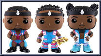 Big E / Xavier Woods / Kofi Kingston from WWE - Pop! Sets manufactured by Funko [Loose]