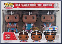 Big E / Xavier Woods / Kofi Kingston from WWE - Pop! Sets manufactured by Funko [Front]