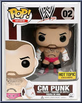 CM Punk (Pink Shorts) from WWE - Pop! Vinyl Figures manufactured by Funko [Front]