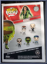 Naomi (Glows in the Dark) from WWE - Pop! Vinyl Figures manufactured by Funko [Back]