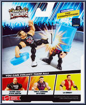 CM Punk from WWE Knuckle Crunchers - Series 7 manufactured by Mattel [Back]
