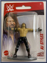 AJ Styles from WWE - Micro Collection - 2020 manufactured by Mattel [Front]