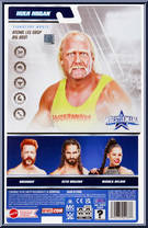 Hulk Hogan from WWE - Wrestlemania 38 manufactured by Mattel [Back]