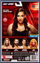 Jacy Jayne from WWE - Series 138 manufactured by Mattel [Back]
