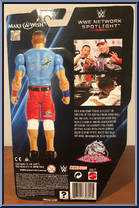 John Cena (Make-A-Wish) from WWE - WWE Network Spotlight manufactured by Mattel [Back]