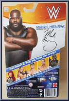 Mark Henry from WWE - Series  43 manufactured by Mattel [Back]