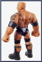 Rock from WWE - Bend 'N Bash - Series 1 manufactured by Mattel [Loose]