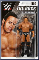 Rock from WWE - Series 100 manufactured by Mattel [Front]