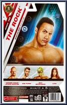 Rock from WWE - Series 150 manufactured by Mattel [Back]