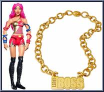 Sasha Banks (Necklace) from WWE - Ultimate Fan Pack manufactured by Mattel [Loose]