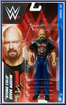 Stone Cold Steve Austin from WWE - Series 133 manufactured by Mattel [Front]