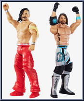 AJ Styles vs Shinsuke Nakamura from WWE - Wrestlemania 35 manufactured by Mattel [Loose]