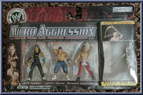 Jeff Hardy / John Cena / Shawn Michaels from WWE Micro Aggression - Series  5 manufactured by Jakks Pacific [Front]