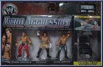 Shawn Michaels / CM Punk / Chris Jericho from WWE Micro Aggression - Series 13 manufactured by Jakks Pacific [Front]