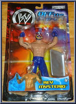 Rey Mysterio from WWE Off the Ropes - Series  3 manufactured by Jakks Pacific [Front]