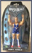 Kurt Angle (Blue Outfit) from WWE Road to Wrestlemania - Wrestlemania 22 manufactured by Jakks Pacific [Front]