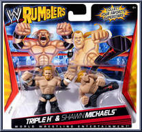 Triple H / Shawn Michaels from WWE Rumblers - 2-Packs manufactured by Mattel [Front]