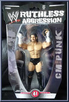 CM Punk from WWE Ruthless Aggression - Series 41 manufactured by Jakks Pacific [Front]