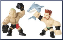 Sheamus vs. Brock Lesnar from WWE Slam City - 2-Packs manufactured by Mattel [Loose]