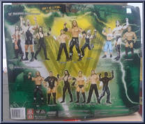 Chris Jericho / John Cena / CM Punk from WWE Treacherous Trios - Series 10 manufactured by Jakks Pacific [Back]