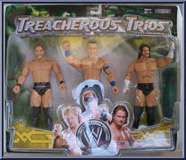 Chris Jericho / John Cena / CM Punk from WWE Treacherous Trios - Series 10 manufactured by Jakks Pacific [Front]