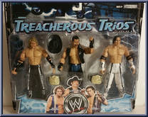 Brian Kendrick / Jimmy Wang Yang / Paul London from WWE Treacherous Trios - Series  6 manufactured by Jakks Pacific [Front]