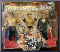 Khali / Batista / Undertaker from WWE Treacherous Trios - Series  7 manufactured by Jakks Pacific [Front]