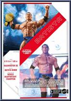 Batista from WWE Ultimate Edition - Greatest Hits manufactured by Mattel [Back]