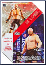 Brock Lesnar from WWE Ultimate Edition - Series 15 manufactured by Mattel [Back]