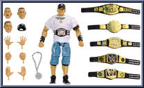 John Cena (The Champ is Here) from WWE Ultimate Edition - Exclusives manufactured by Mattel [Loose]