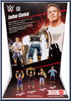 John Cena (The Champ is Here) from WWE Ultimate Edition - Exclusives manufactured by Mattel [Back]