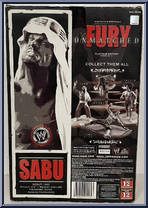Sabu from WWE Unmatched Fury - Series  3 manufactured by Jakks Pacific [Back]