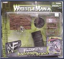 Backstage Brawl from WWF Grapple Gear - Wrestlemania 2000 manufactured by Jakks Pacific [Front]