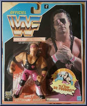 Bret Hart (Black Shirt) from WWF - Series  4 manufactured by Hasbro [Front]