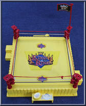 King of the Ring (Yellow Ring) from WWF - Accessories manufactured by Hasbro [Loose]