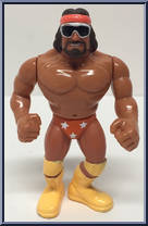 Macho Man Randy Savage (Orange Trunks) from WWF - Series  1 manufactured by Hasbro [Loose]