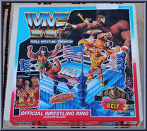 Official Wrestling Ring (Randy Savage / Hulk Hogan) from WWF - Accessories manufactured by Hasbro [Front]