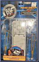 Hospital Bed / Crutches from WWF - Ring Gear - Series 4 - Hardcore Hardware manufactured by Jakks Pacific [Front]