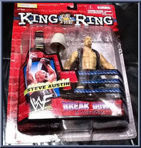 Steve Austin from WWF - Break Down in Your House manufactured by Jakks Pacific [Front]