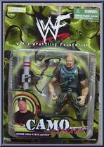 Stone Cold Steve Austin from WWF - Camo Carnage - With Guns manufactured by Jakks Pacific [Front]