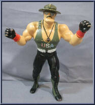 Sgt. Slaughter (Mail Away) from WWF - Exclusives manufactured by LJN [Loose]