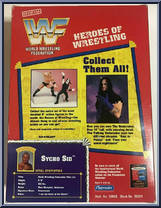 Sycho Sid from WWF - Heroes of Wrestling manufactured by Playmates [Back]