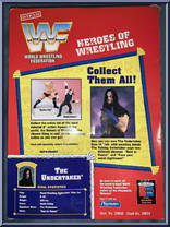 Undertaker from WWF - Heroes of Wrestling manufactured by Playmates [Back]